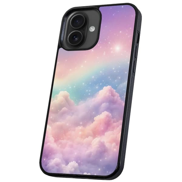 iPhone 16 - Kuoret/Suojakuori Rainbow Clouds