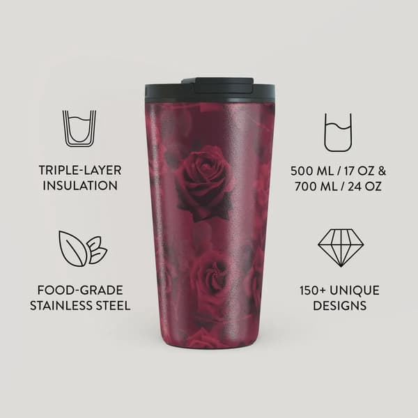 Burga Femme Fatale - Termosmugg med Lock-/Sugrörs set