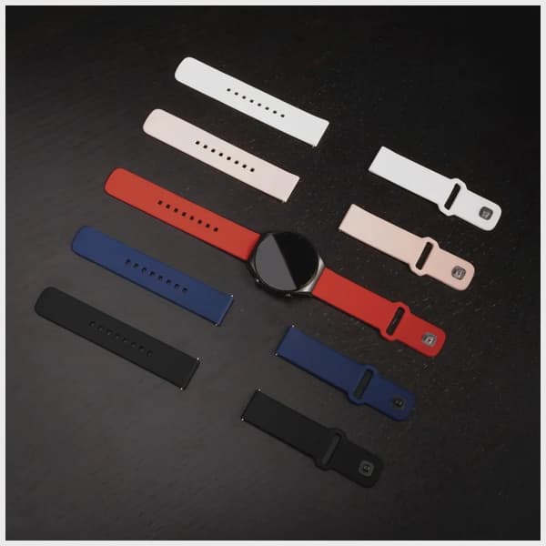 FIXED Silikonrem för Smartwatch Universal 20 mm Vit