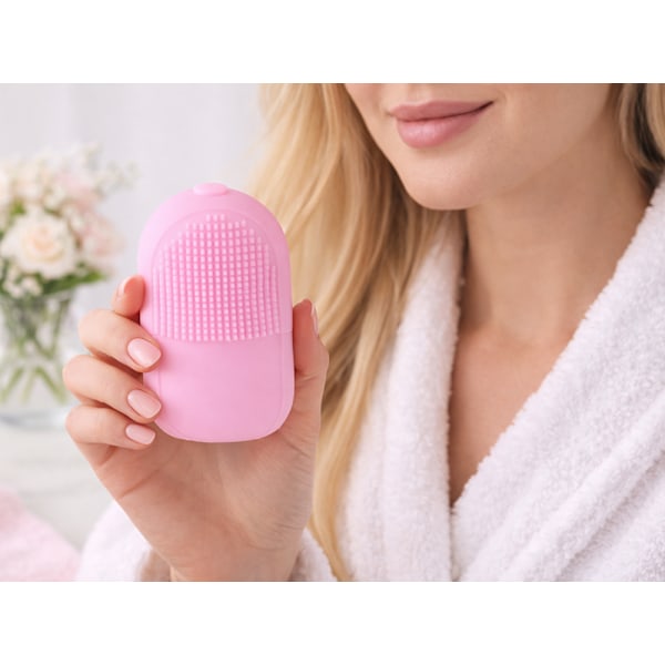 Isroller ansiktsmassage silikon Rosa