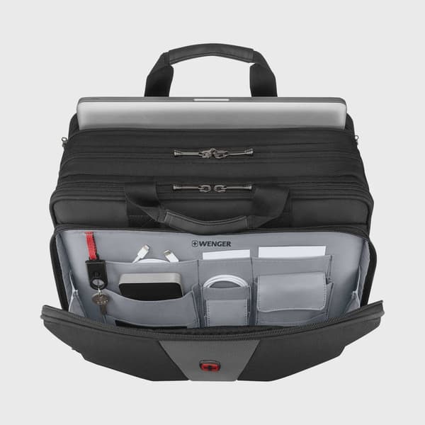 Wenger Legacy 17" Triple Gusset Datorväska Grå/Svart