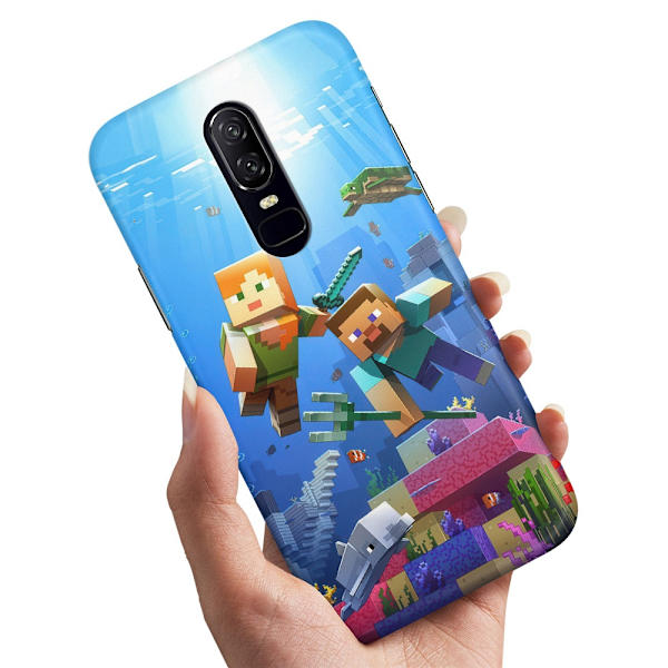 Deksel / Mobildeksel til OnePlus 7 Pro - Minecraft