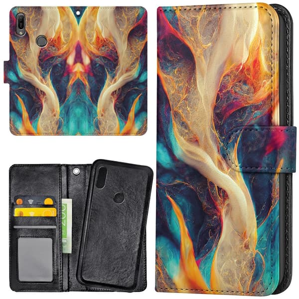 Xiaomi Mi A2 - Plånboksfodral/Skal Abstrakt Mönster