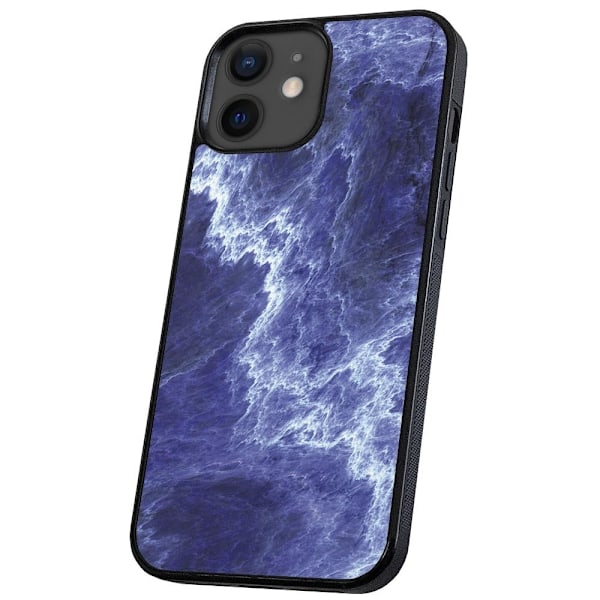 iPhone 12 Mini - Deksel/Mobildeksel Marmor