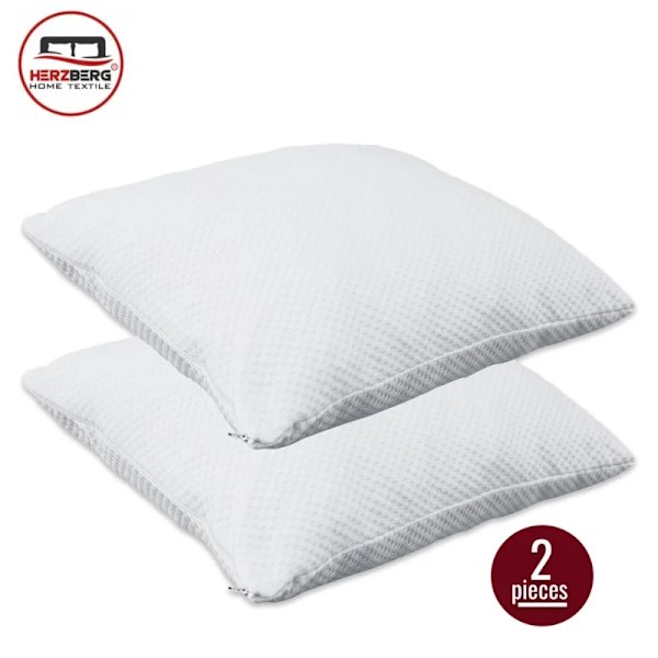 2-Pack - Memory Foam Kudde - 60x50 cm