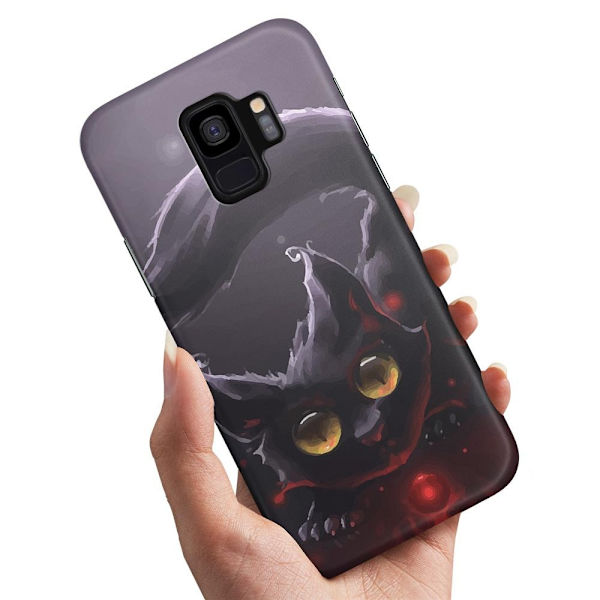 Samsung Galaxy S9 - Skal/Mobilskal Svart Katt