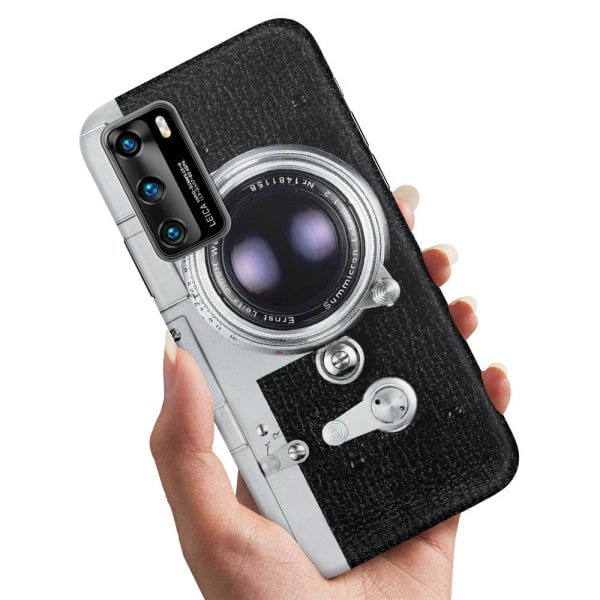 Huawei P40 Pro - Deksel/Mobildeksel Retro Kamera