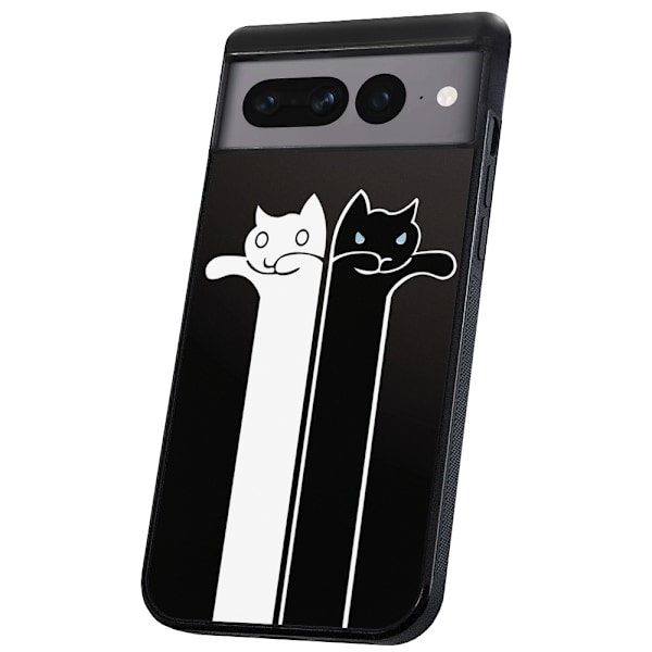 Google Pixel 8A - Deksel/Mobildeksel Avlange Katter