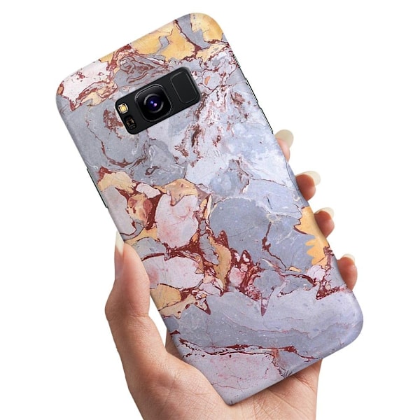 Samsung Galaxy S8 - Cover/Mobilcover Marmor Multicolor