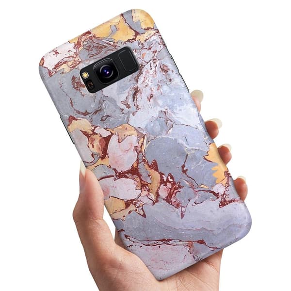 Skal / Mobilskal till Samsung Galaxy S8 - Marmor multifärg