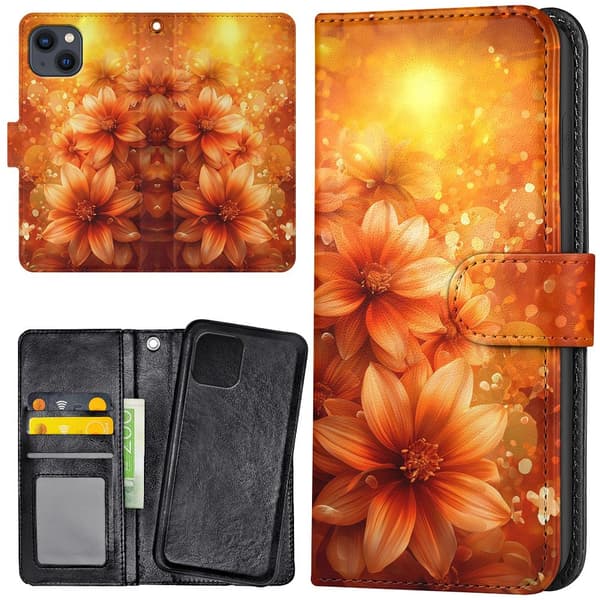 iPhone 14 - Lompakkokotelo/Kuoret Flowers
