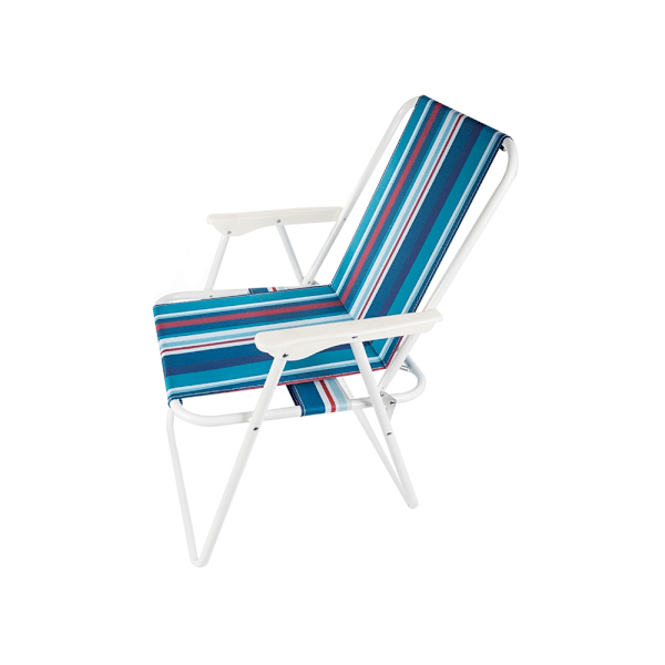 Strandstol / Solstol - Stol till Strand - Hopfällbar Multicolor
