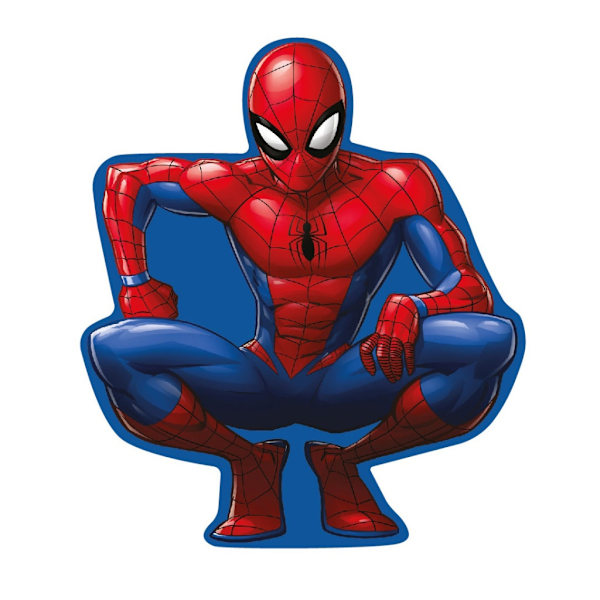 Spiderman Crouch 3D dekorativ kudde 35 cm