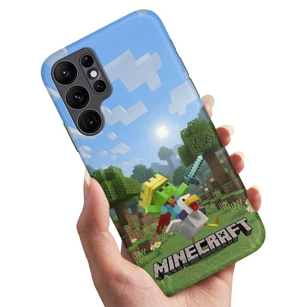 Deksel / Mobildeksel til Samsung Galaxy S23 Ultra - Minecraft