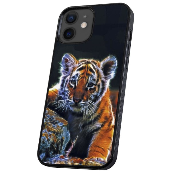 iPhone 11 - Skal/Mobilskal Tigerunge multifärg