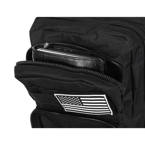 Sotilasreppu / Nailonreppu, Musta - 20 Litraa Black
