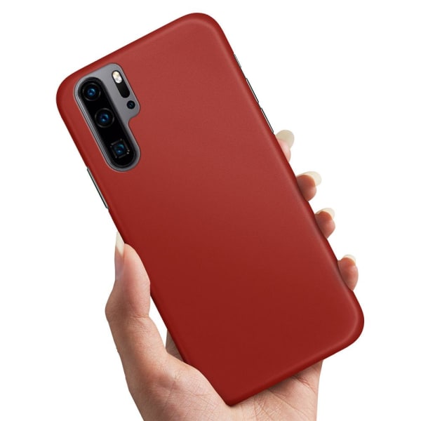 Huawei P30 Pro - Kuoret/Suojakuori Tummanpunainen Dark red