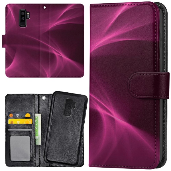 Samsung Galaxy S9 Plus - Lompakkokotelo/Kuoret Purple Fog