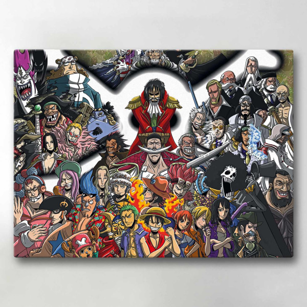 Canvastavla / Tavla - Anime - 40x30 cm - Canvas multifärg