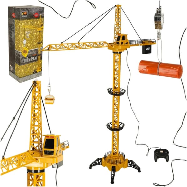 Radiostyrd Kran Leksak - 128 cm