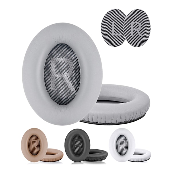 Øreputer for Bose QuietComfort - QC35/QC25/QC15/AE2 Hodetelefoner Grå