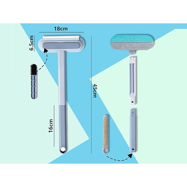 Multifunktionell Borste / Rengöringsborste - Fönster & textiler