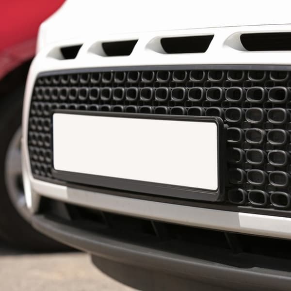 License plate frame 2 pcs. Xtrobb 22028 Black
