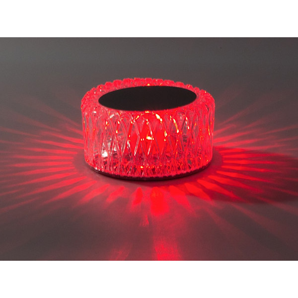 Fjernstyrt LED-lampe - Krystall Bordlampe – RGB
