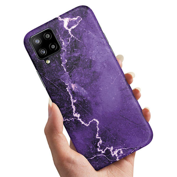 Deksel / Mobildeksel til Samsung Galaxy A12 - Marmor Multicolor