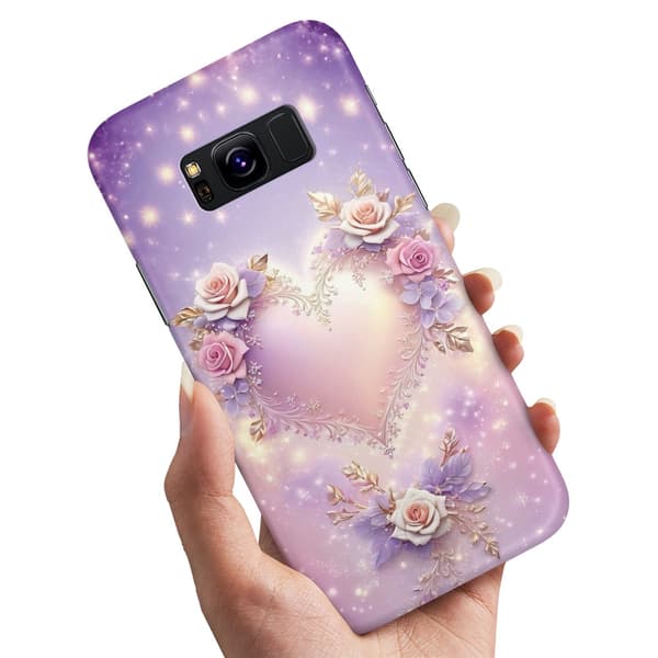 Deksel / Mobildeksel til Samsung Galaxy S8 Plus - Heart