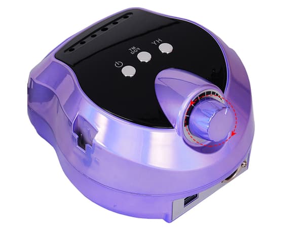 Nagelfil elektrisk 80W set Purple