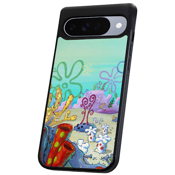 Google Pixel 10/10 Pro - Deksel/Mobildeksel Svampebob