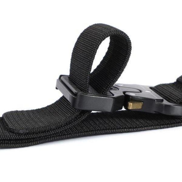 Taktisk Belte / Militærbelte - 38mm Black one size
