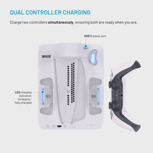 FIXED Multifunktionell Dockingstation till PS5 Pro/Slim