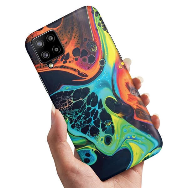 Skal / Mobilskal till Samsung Galaxy A12 - Marmor multifärg