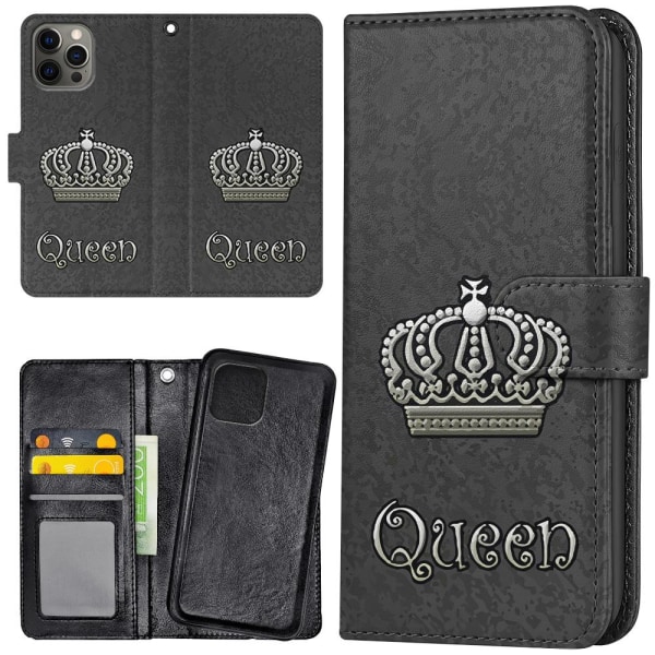 iPhone 12 Pro Max - Plånboksfodral/Skal Queen