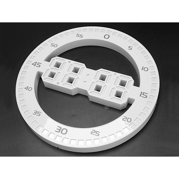LED-termometer - Digital klocka med bakgrundsbelysning
