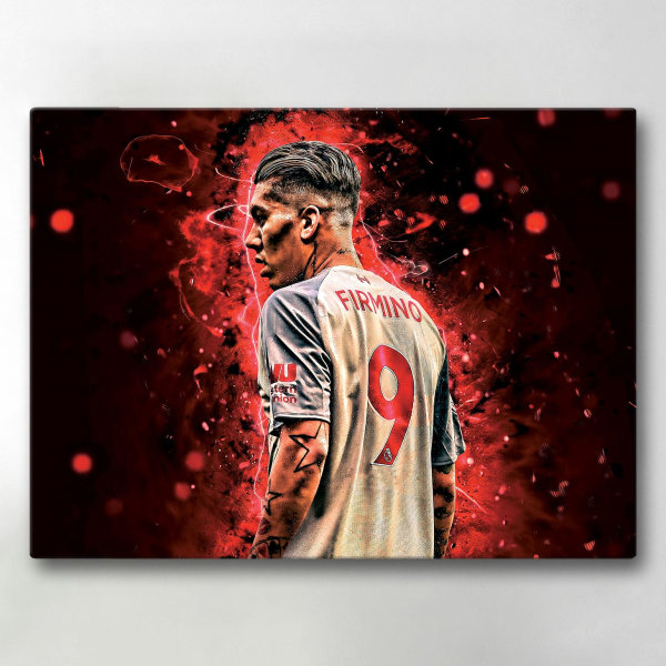 Canvastavla / Tavla - Firmino - Liverpool - 40x30 cm - Canvas