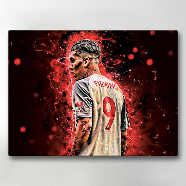 Lerretsbilde / Bilde - Firmino - Liverpool - 40x30 cm - Lerret