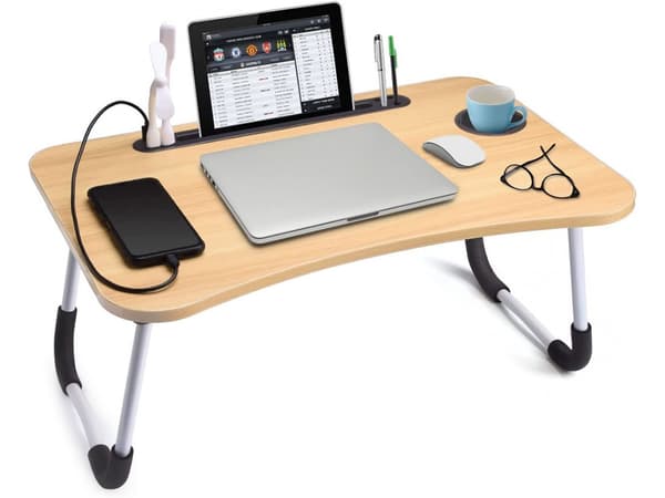 Laptopställ - Laptopbord Beige
