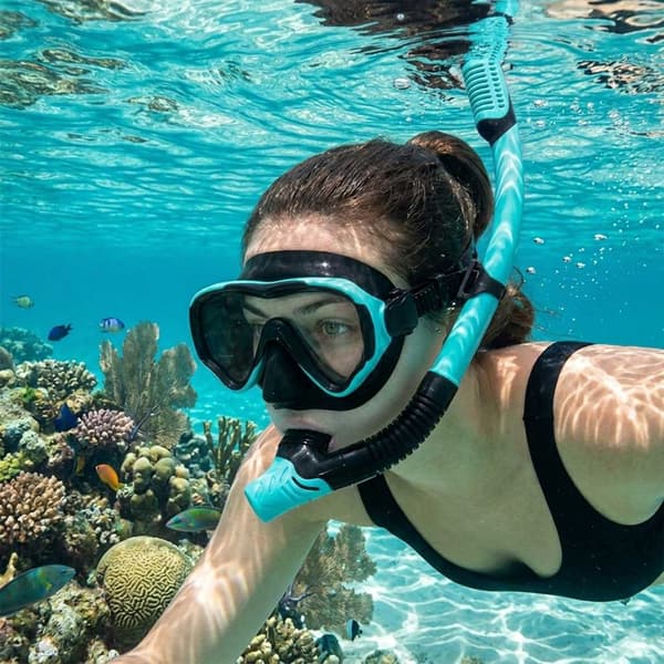 Snorkelset - Snorkelmask Blå