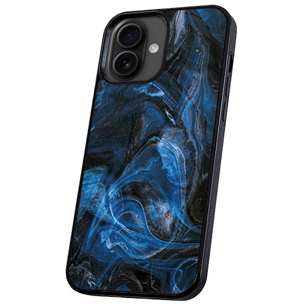 iPhone 16 Plus - Cover/Mobilcover Marmor