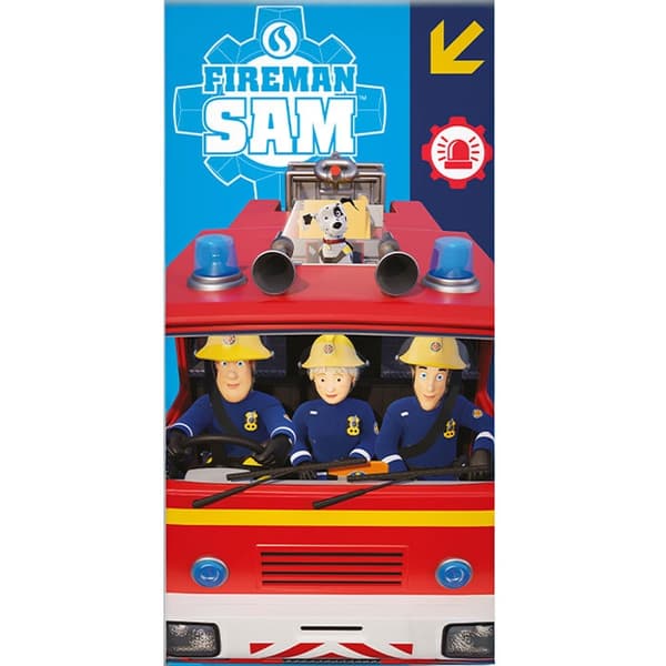 Brandman Sam badlakan & strandhandduk 70×140 cm