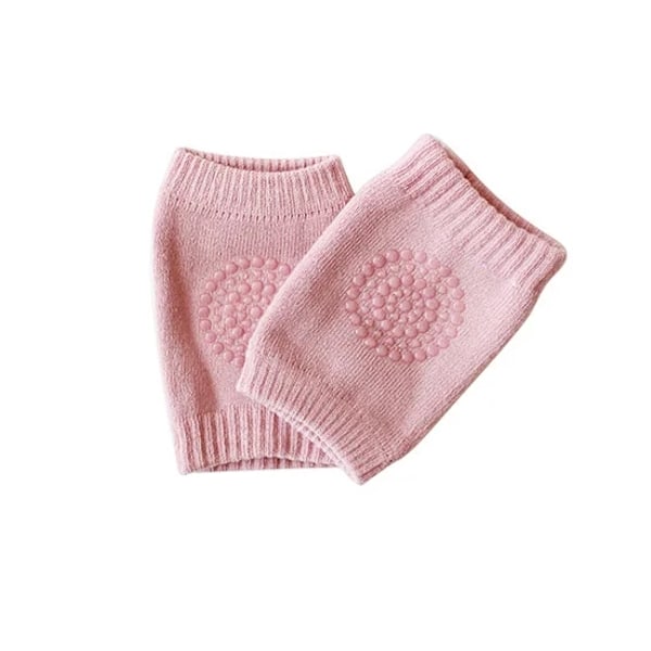 Knebeskyttere med Antiskli - Baby / Barn - Krabbeputer Pink one size