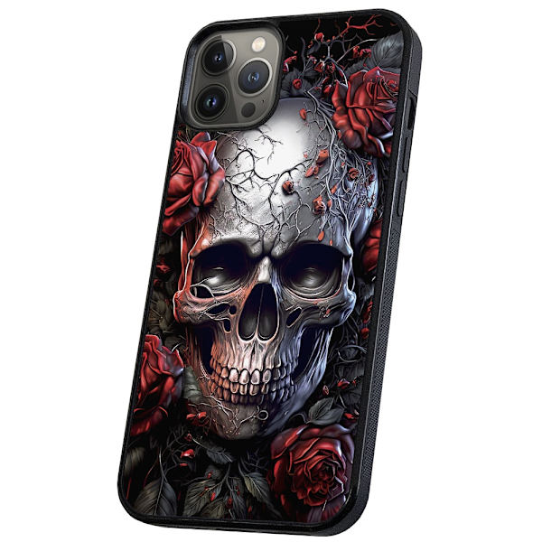 iPhone 11 Pro - Deksel/Mobildeksel Skull Roses
