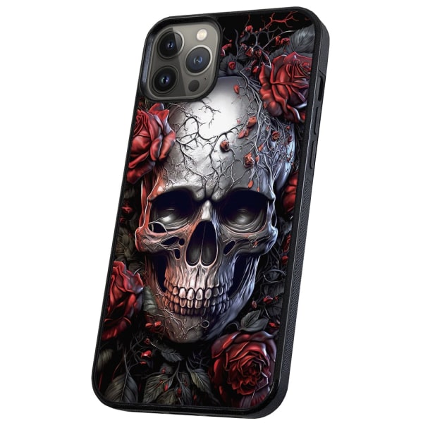 iPhone 11 Pro - Skal/Mobilskal Skull Roses