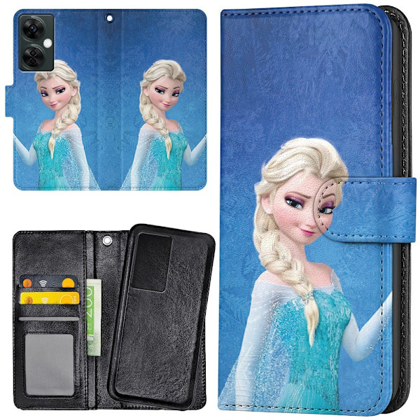 OnePlus Nord CE 3 Lite 5G - Lompakkokotelo/Kuoret Frozen Elsa