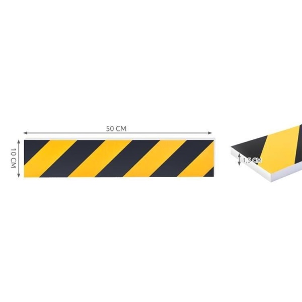 2-Pack - Självhäftande Väggskydd - Skydda bildörren & vägg multifärg