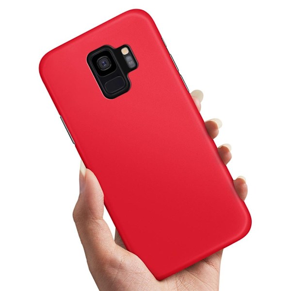 Deksel / Mobildeksel til Samsung Galaxy S9 - Rød Red