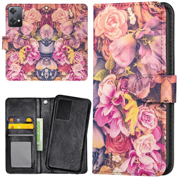 OnePlus Nord CE 2 Lite 5G - Plånboksfodral/Skal Roses